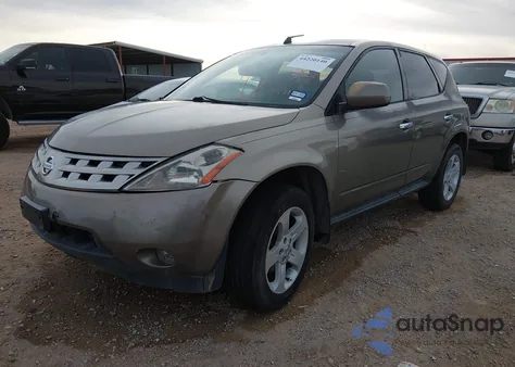 2004 Nissan Murano Sl z USA, uszkodzony, nr VIN JN8AZ08W64W303102